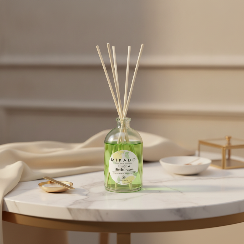 Ambientador Mikado Limón Y Hierbabuena 100ml - Frescura Natural