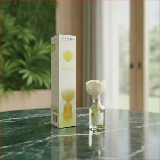 Mikado Floral Verde 50ml - Aroma Fresco Y Revitalizante