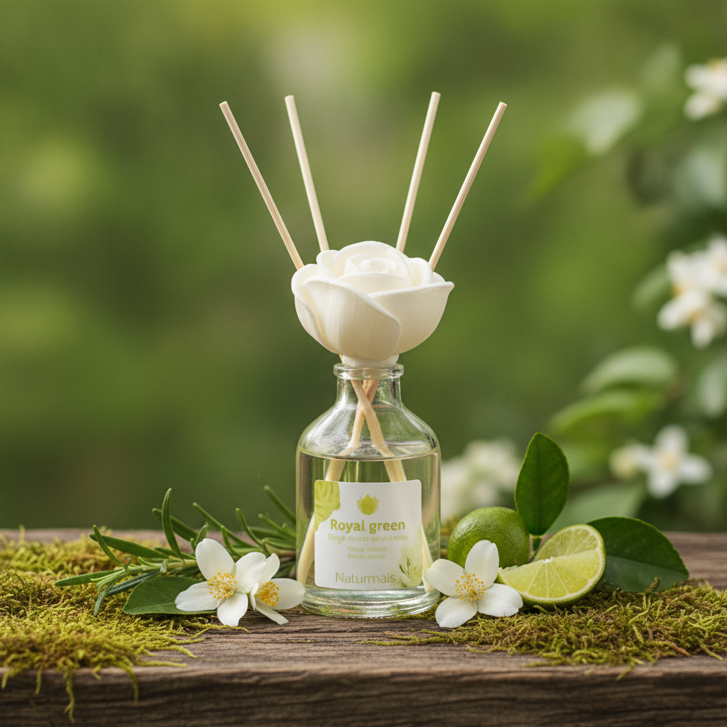 Mikado Floral Verde 50ml - Aroma Fresco Y Revitalizante