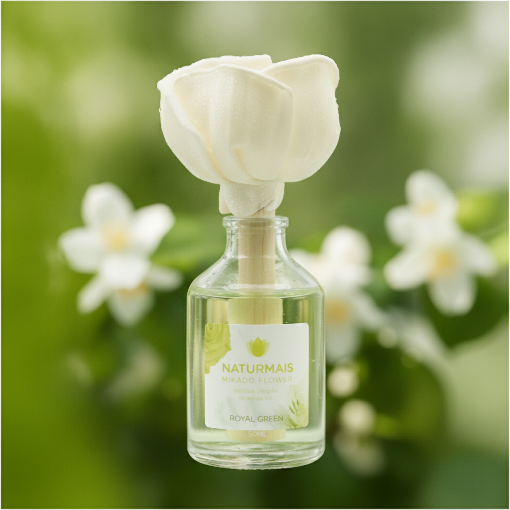 Mikado Floral Verde 50ml - Aroma Fresco Y Revitalizante
