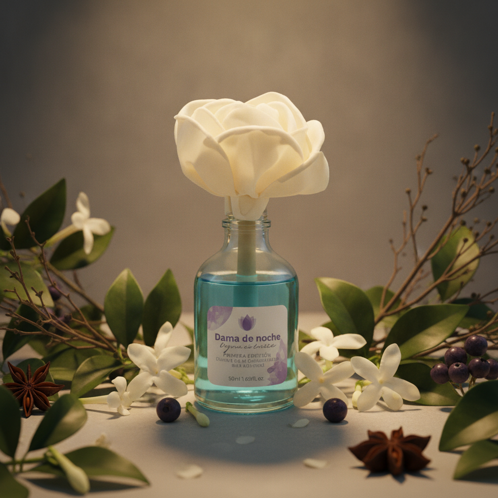 Mikado Floral Dama De Noche 50ml - Aroma Envolvente Y Elegante