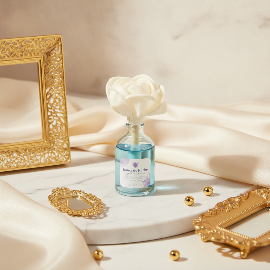 Mikado Floral Dama De Noche 50ml - Aroma Envolvente Y Elegante