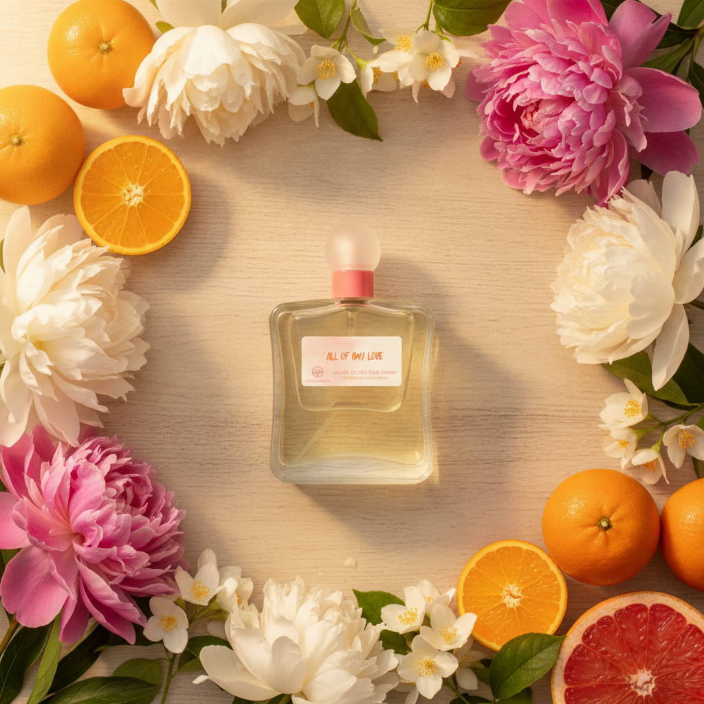 Eau De Toilette All Of My Love Pour Femme 100ML - Fragancia Floral Amaderada