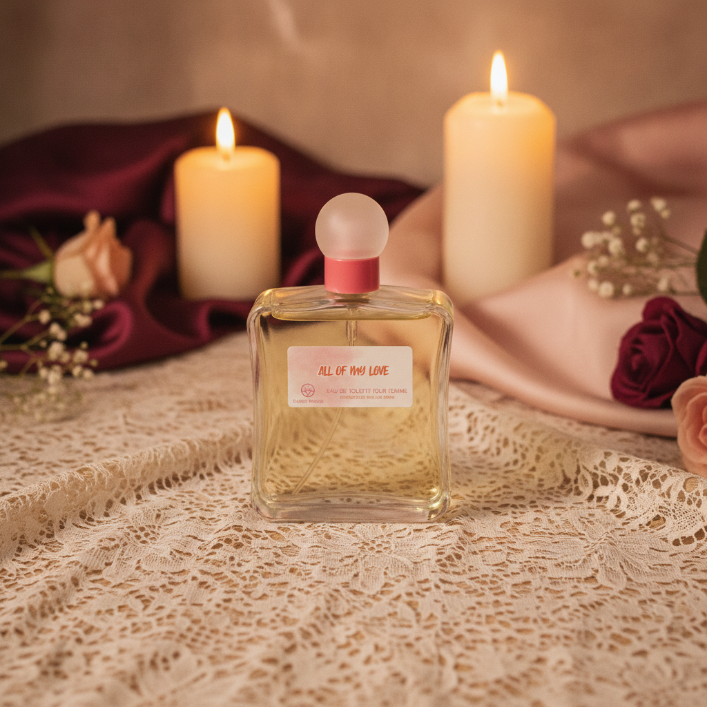 Eau De Toilette All Of My Love Pour Femme 100ML - Fragancia Floral Amaderada