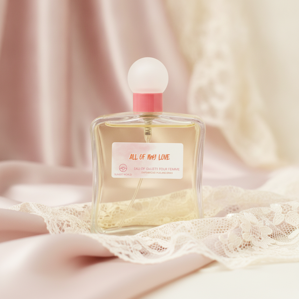 Eau De Toilette All Of My Love Pour Femme 100ML - Fragancia Floral Amaderada