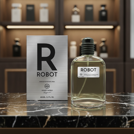 Eau De Toilette Robot Pour Homme 100ML - Fragancia Amaderada Aromática