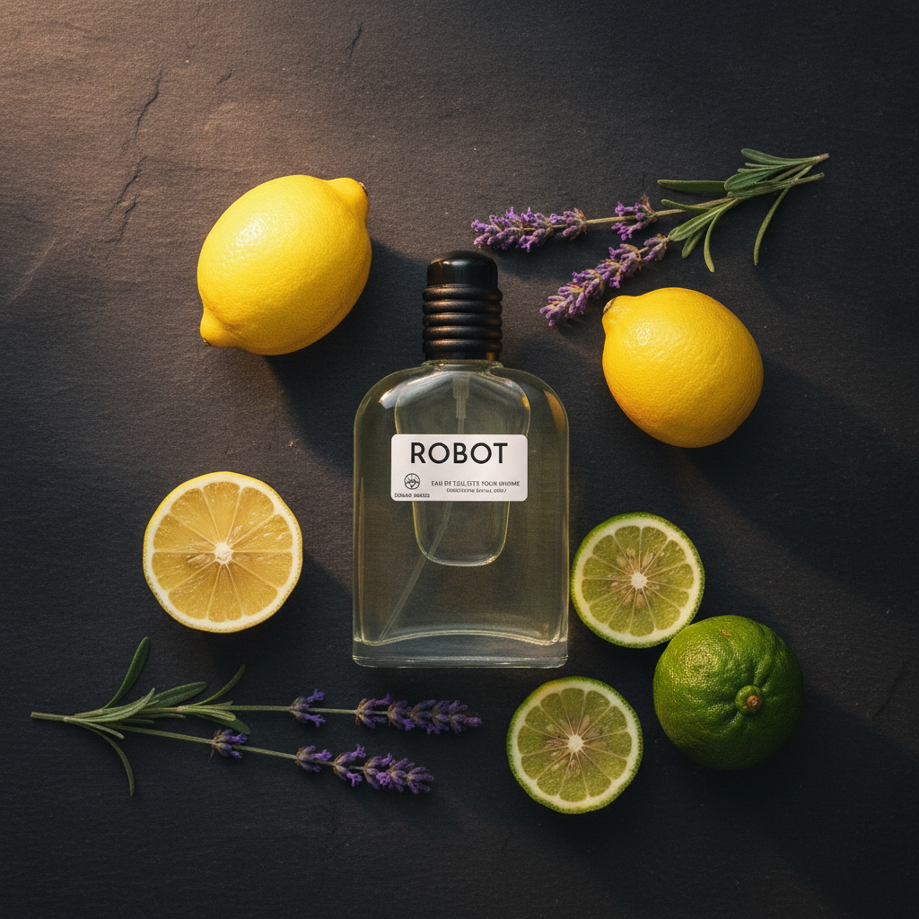 Eau De Toilette Robot Pour Homme 100ML - Fragancia Amaderada Aromática