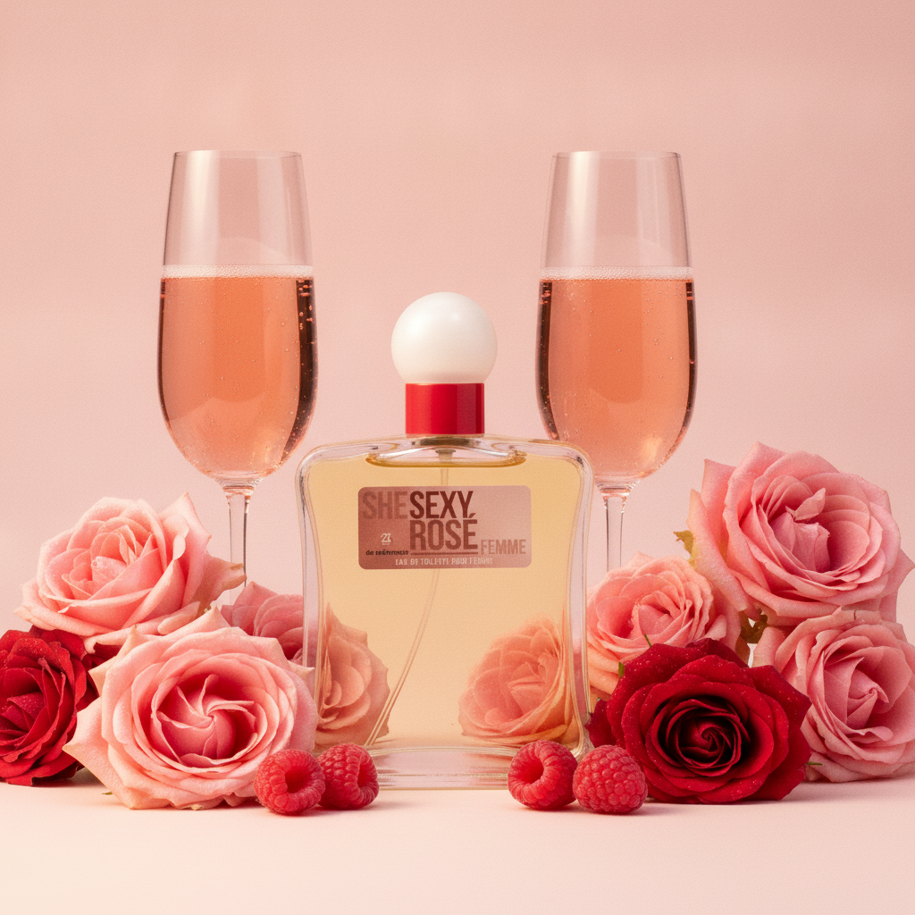 Eau De Toilette She Sexy Rose Para Mujer 100ML - Aroma Floral Frutal