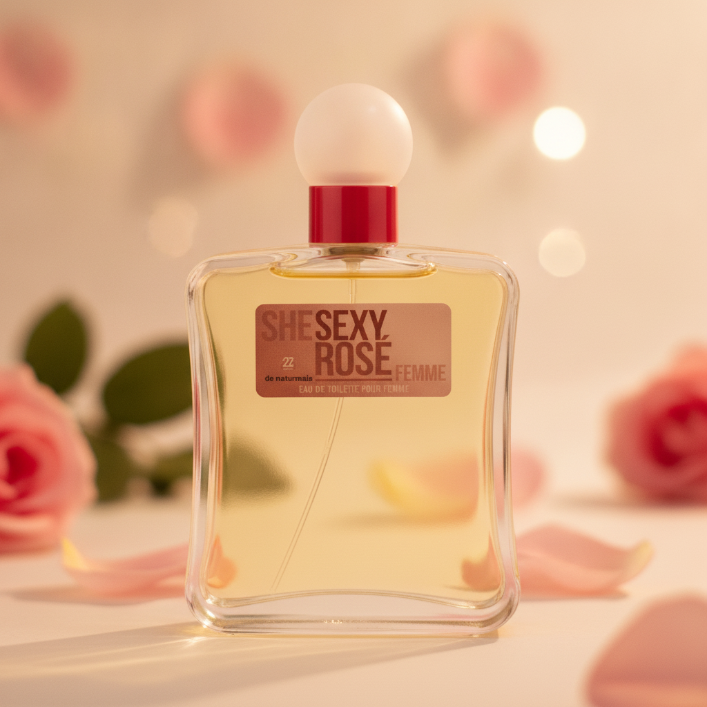 Eau De Toilette She Sexy Rose Para Mujer 100ML - Aroma Floral Frutal