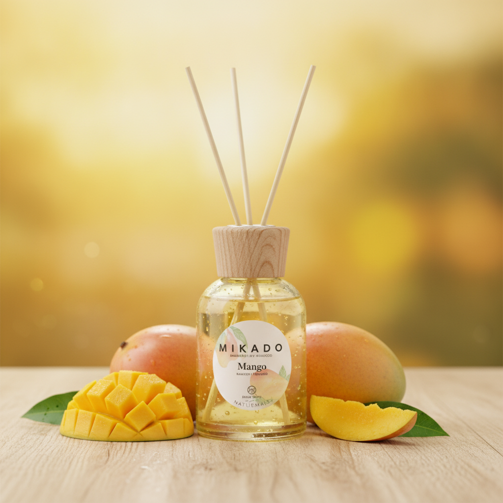 Ambientador Mikado De Mango 100ml - Fragancia Tropical Y Refrescante