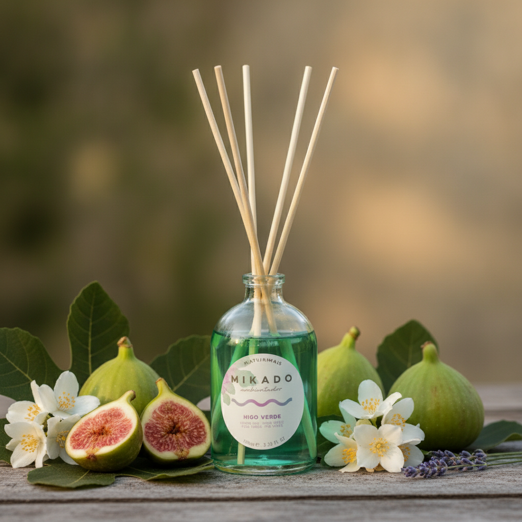 Ambientador Mikado Higo Verde 100ml - Aroma Fresco Y Natural
