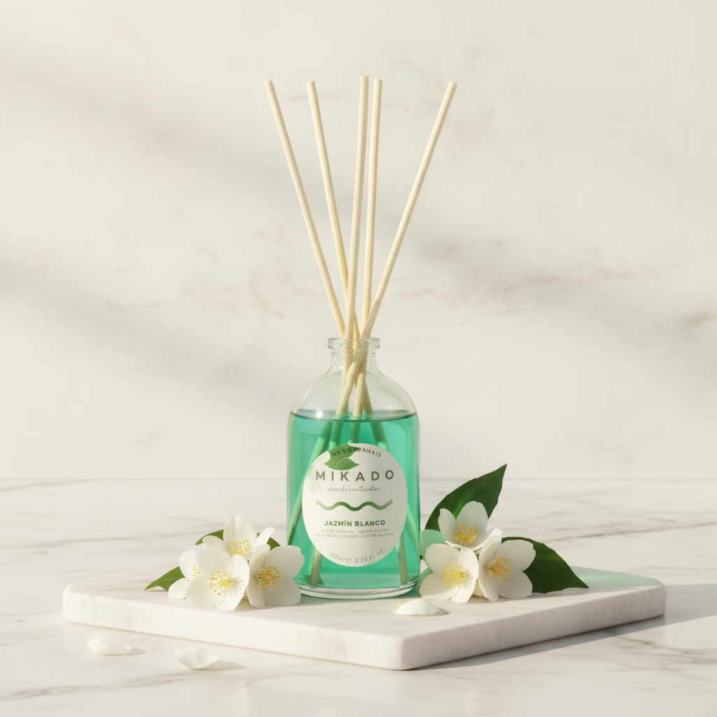 Ambientador Mikado Jazmín Blanco 100ml - Frescura Natural Para Tu Hogar