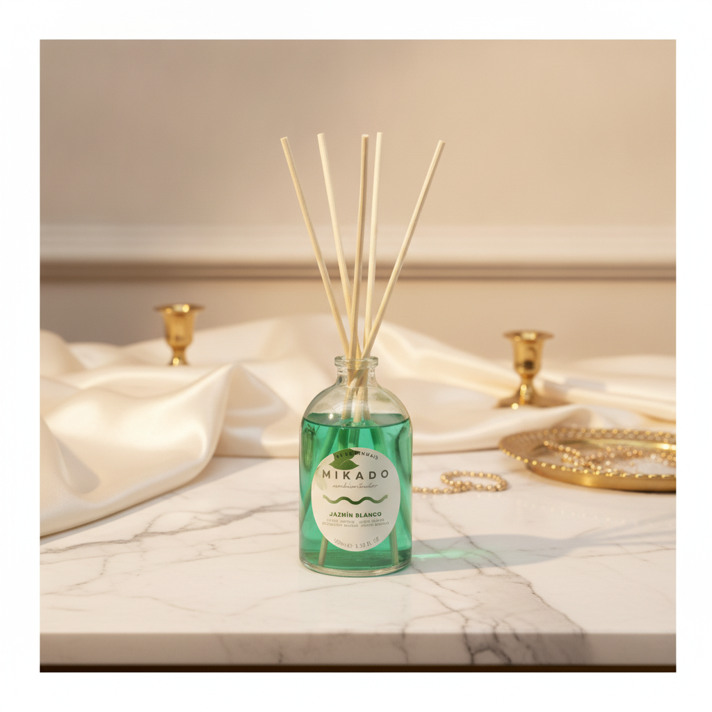 Ambientador Mikado Jazmín Blanco 100ml - Frescura Natural Para Tu Hogar