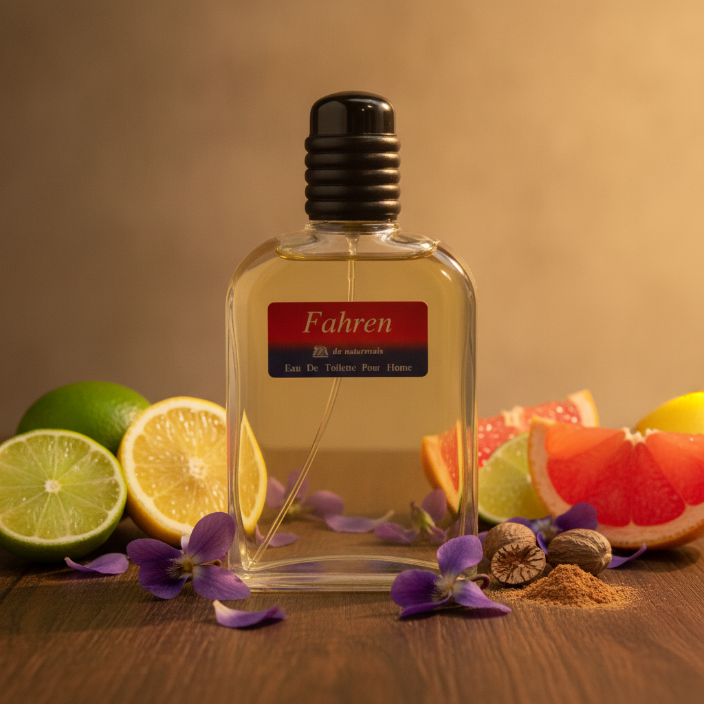 Eau De Toilette Fahren Pour Homme 100ML - Fragancia Amaderada Especiada