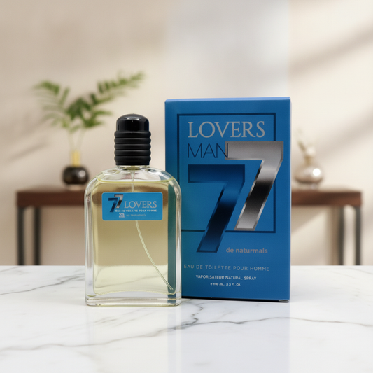 Eau De Toilette Lovers Man 77 Pour Homme 100ML - Fragancia Amaderada