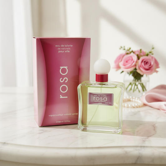 Agua De Tocador Rosa Para Ella 100ml - Perfume Floral Frutal