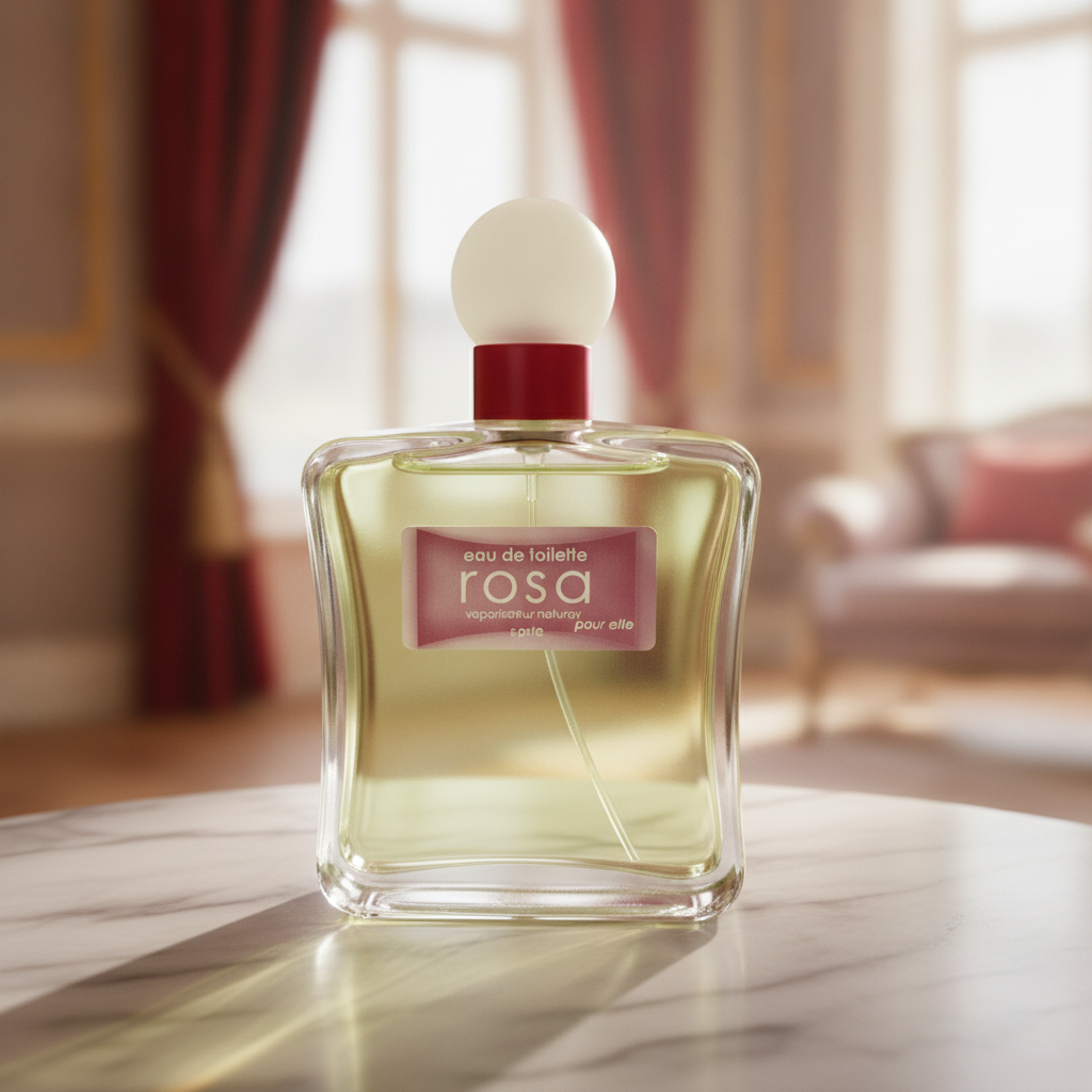 Agua De Tocador Rosa Para Ella 100ml - Perfume Floral Frutal