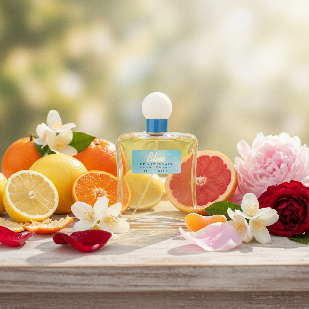 Agua De Tocador Femenina Azul 100ml - Frescura Y Elegancia