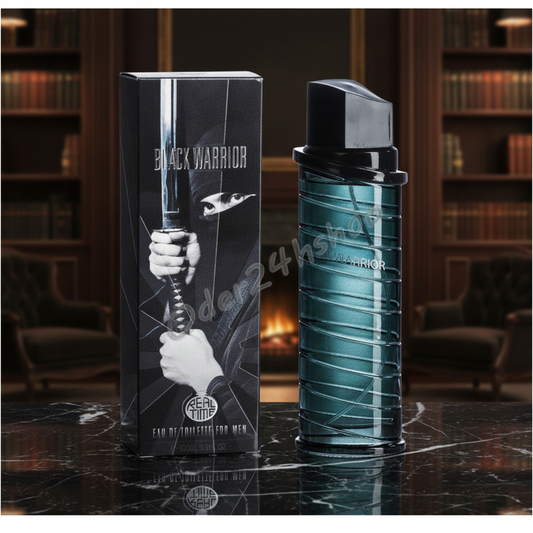 Perfume Masculino Black Warrior 100ml - Esencia De Fuerza Y Confianza
