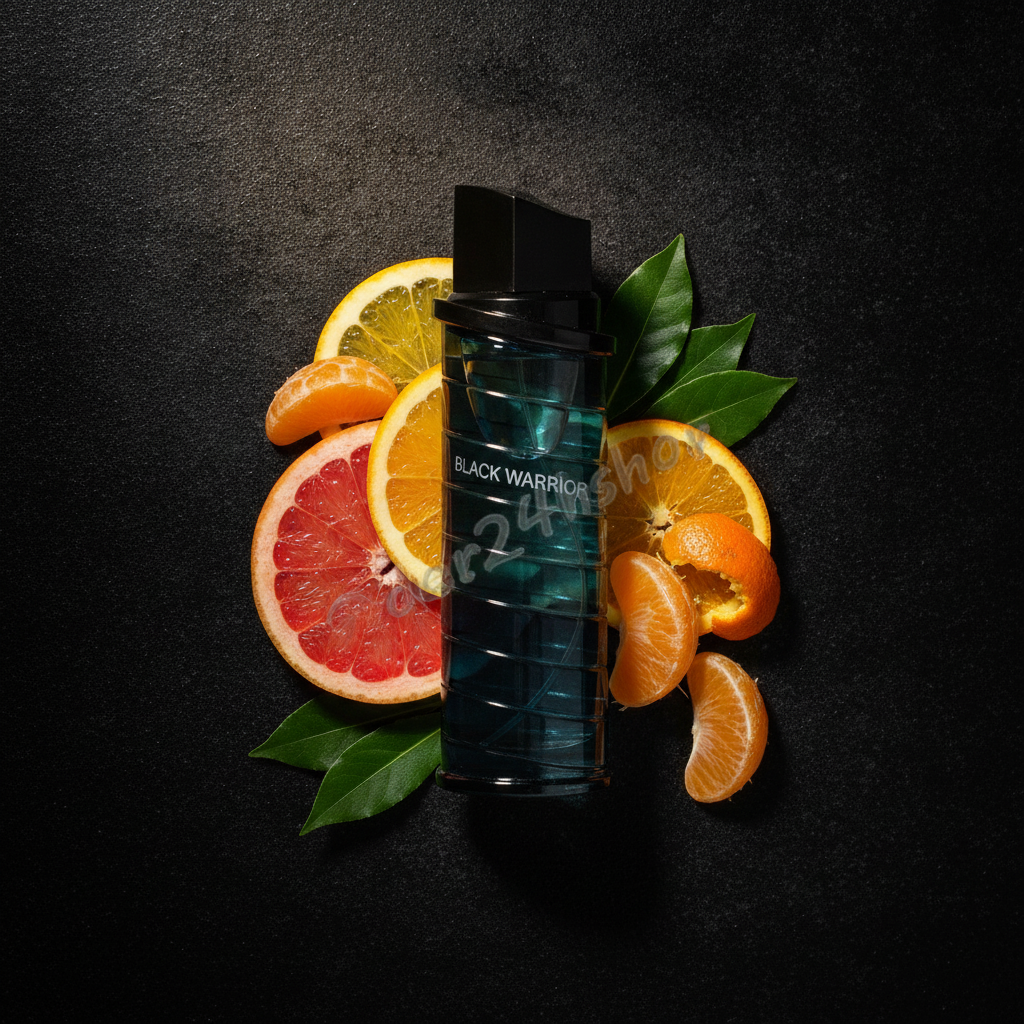 Perfume Masculino Black Warrior 100ml - Esencia De Fuerza Y Confianza