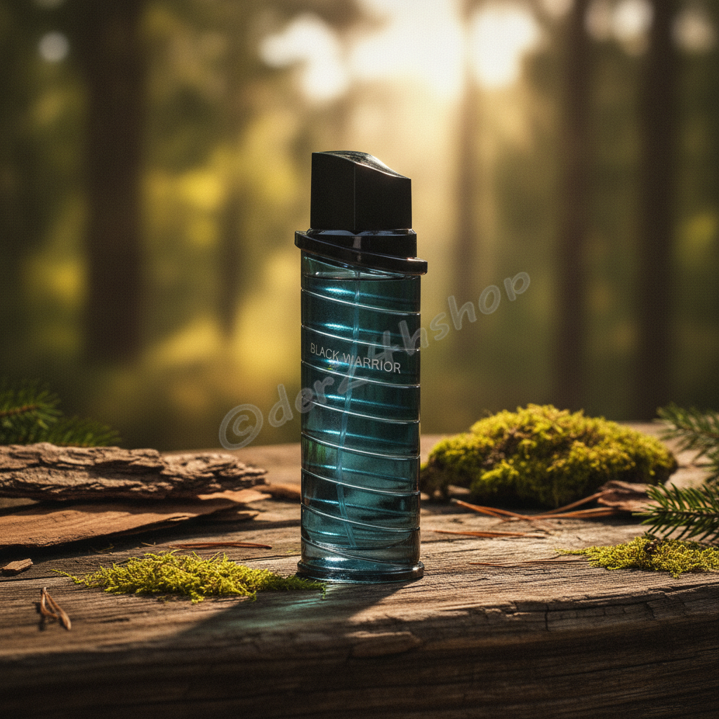 Perfume Masculino Black Warrior 100ml - Esencia De Fuerza Y Confianza