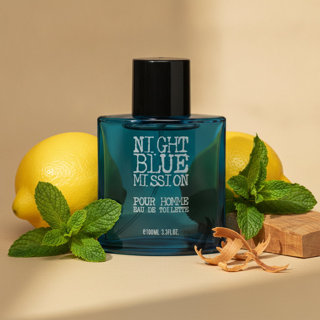 Noche Azul Misión Hombre 100ml - Fragancia Amaderada Aromática