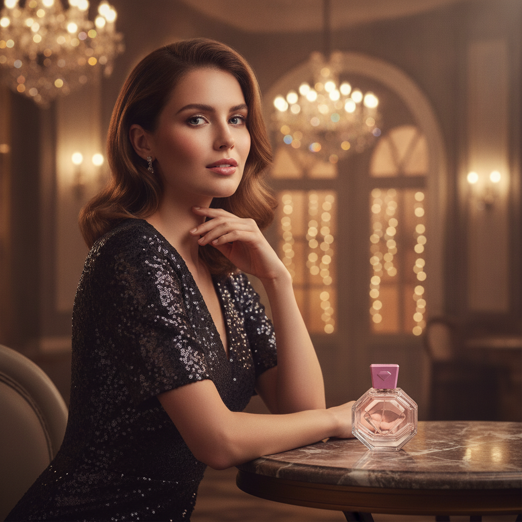 Perfume Floral Amaderado Para Mujer - Vibraciones Doradas