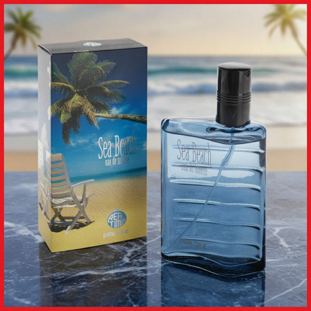 Perfume Masculino Sea Beach 100ML - Fresco Y Energizante Para El Verano