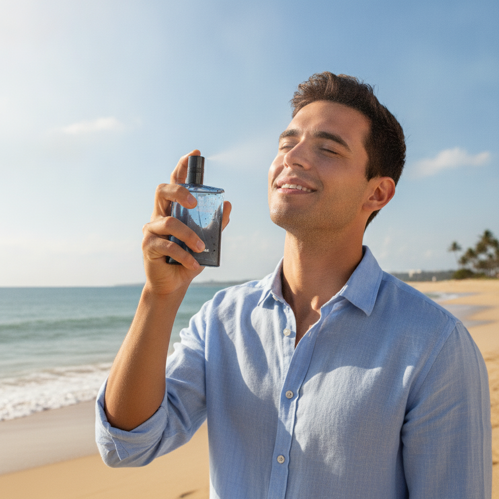 Perfume Masculino Sea Beach 100ML - Fresco Y Energizante Para El Verano