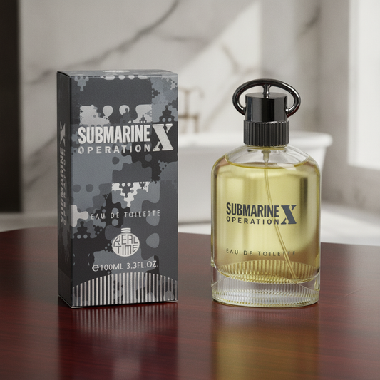 Perfume Amaderado Acuático 100ml - Frescura Y Energía Para El Hombre