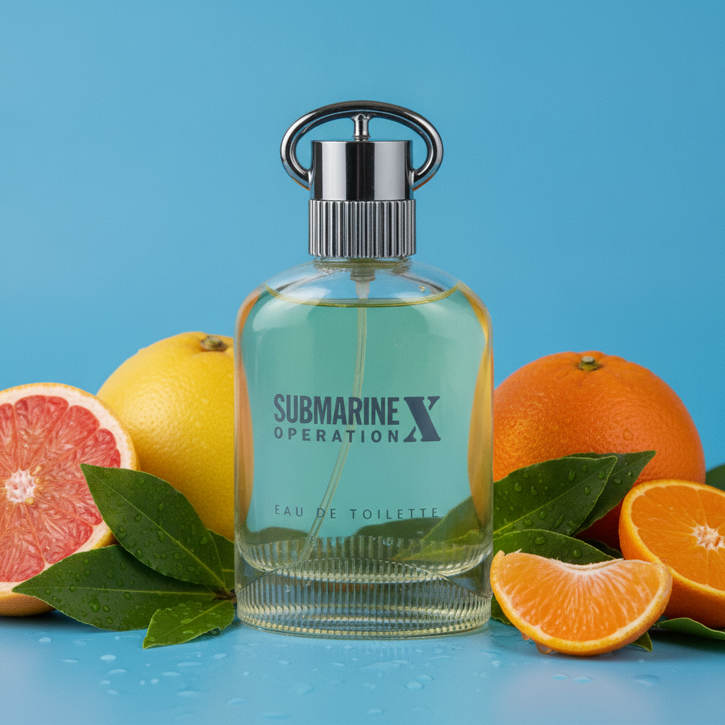 Perfume Amaderado Acuático 100ml - Frescura Y Energía Para El Hombre