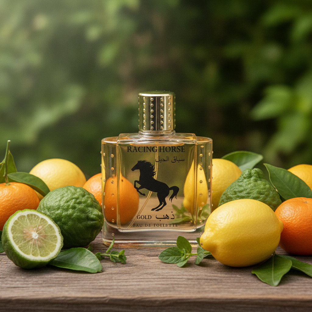 Perfume Amaderado Aromático Para Hombre - Racing Hourse Gold 100ML