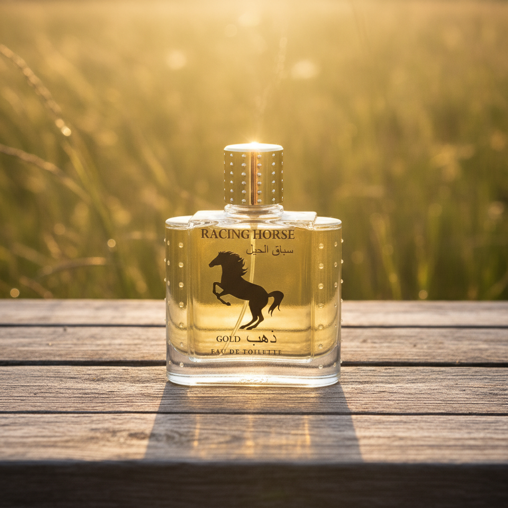 Perfume Amaderado Aromático Para Hombre - Racing Hourse Gold 100ML