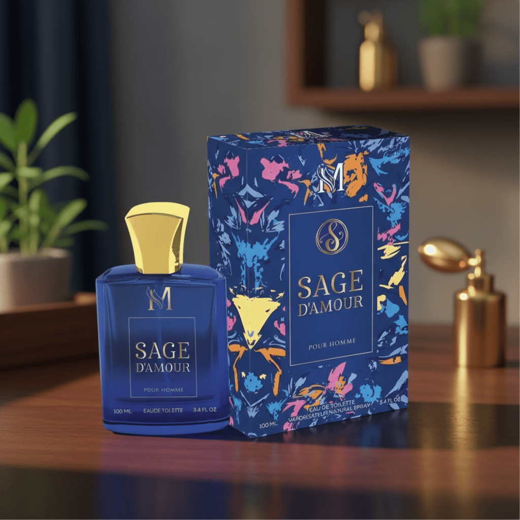 Eau De Parfum Sage D'aumor Pour Homme 100ML - Fragancia Amaderada Especiada Para Noche