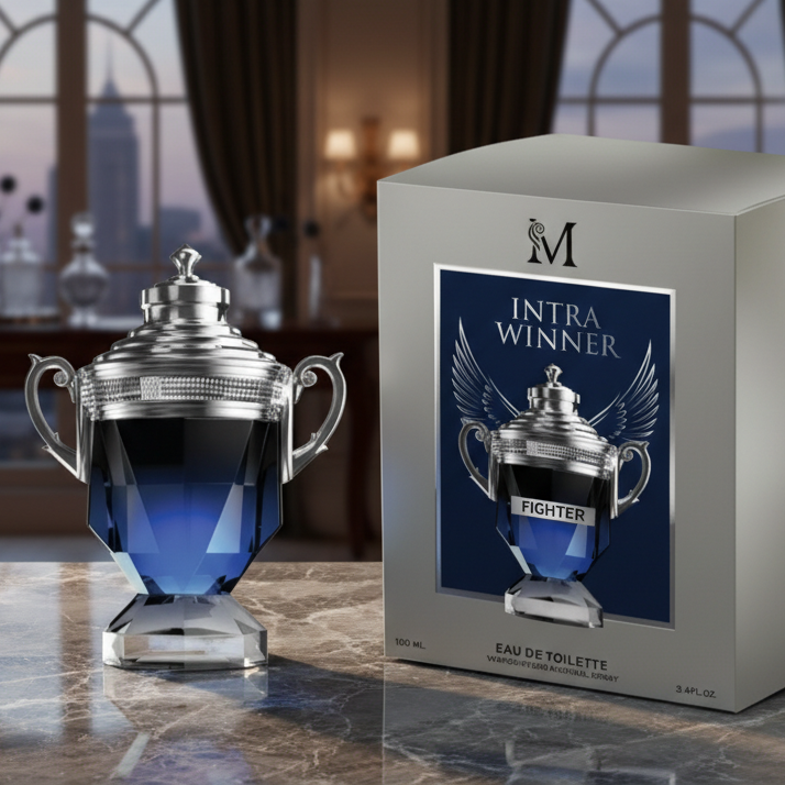Eau De Toilette Intra Winner Fighter Pour Homme 100ML - Fragancia Masculina Para Ocasiones Especiales