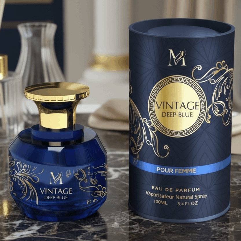 Perfume Eau De Parfum Vintage Deep Blue Pour Femme 100ml - Elegancia Diaria