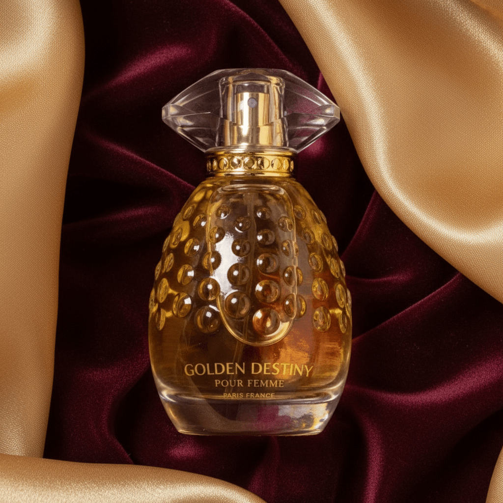 Eau De Parfum Golden Destinity Pour Femme 100ML - Elegancia Floral Amaderada Para Eventos