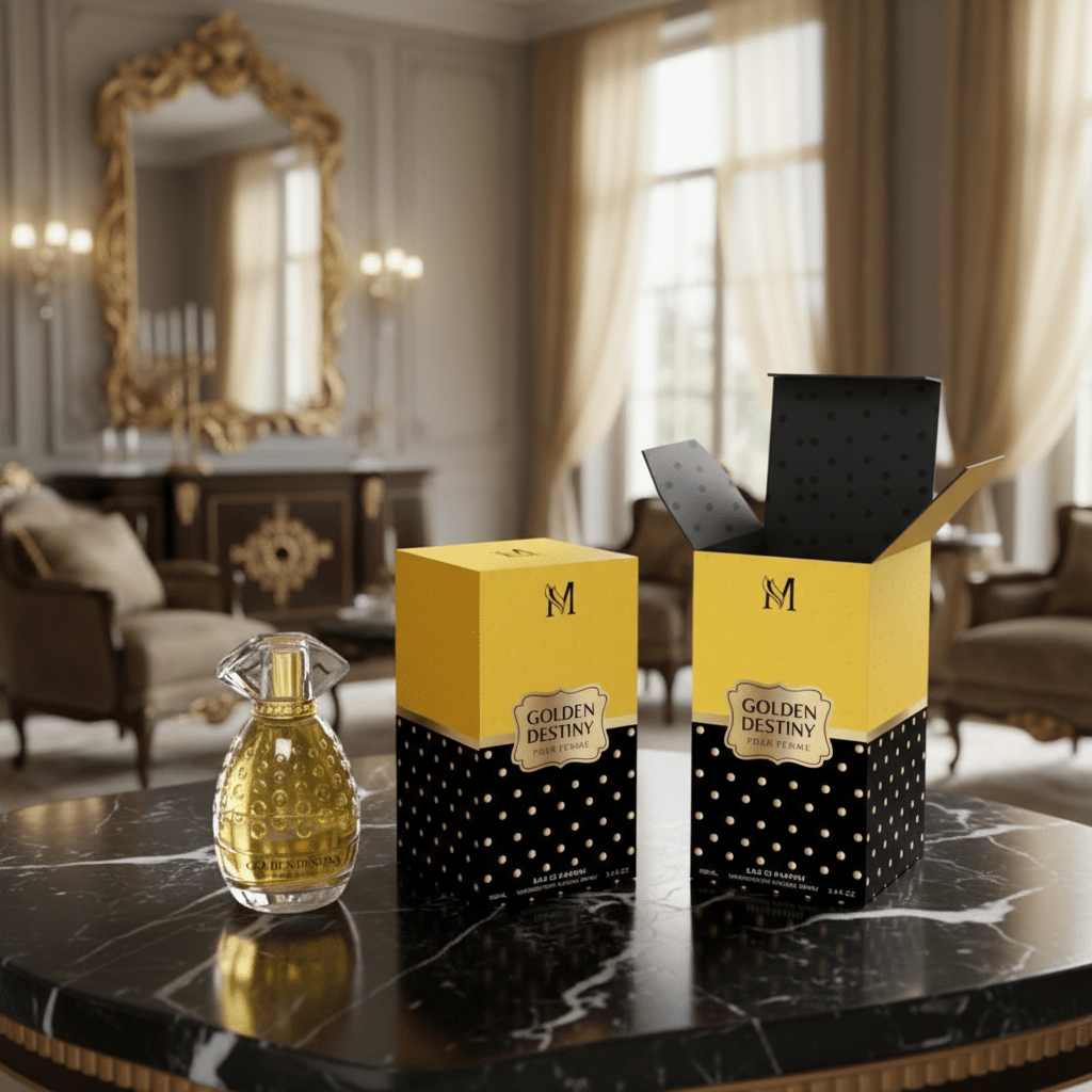 Eau De Parfum Golden Destinity Pour Femme 100ML - Elegancia Floral Amaderada Para Eventos