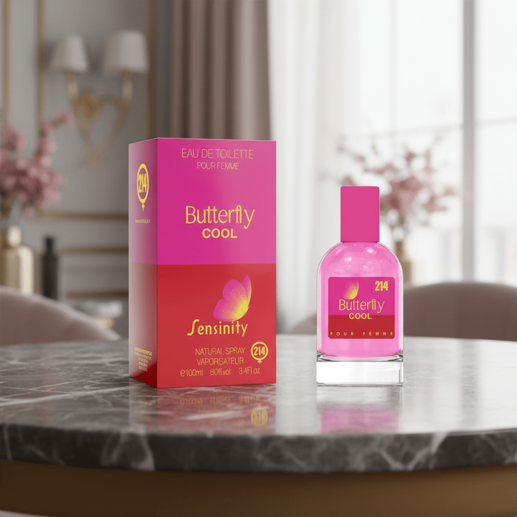 Eau De Toilette Butterfly Cool 100ML - Fresco Y Elegante Para Uso Diario