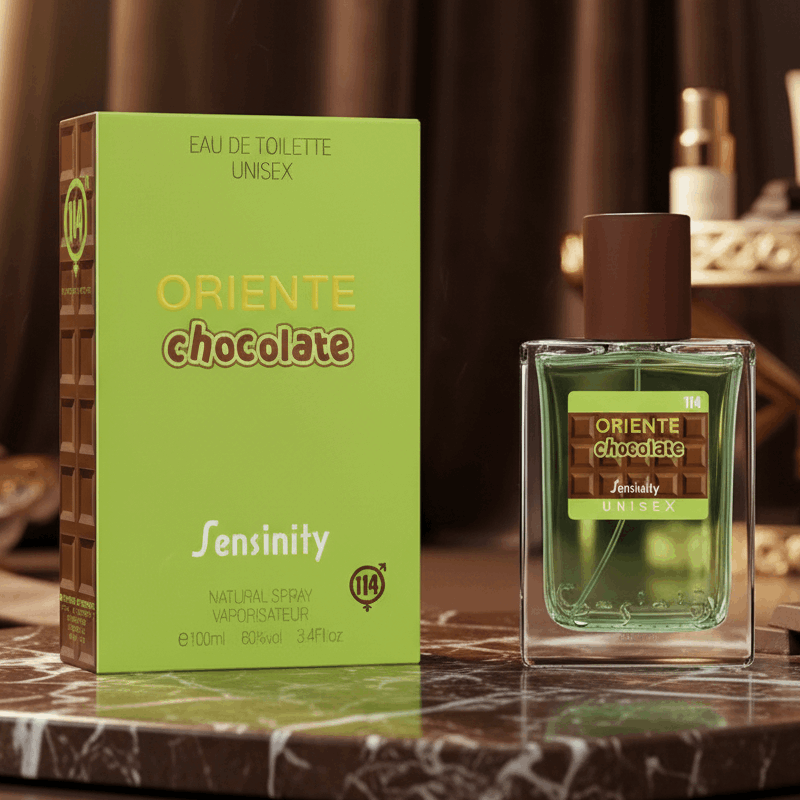Eau De Toilette Oriente Chocolate Unisex 100ML - Fragancia Dulce Y Exótica Para Noches Especiales