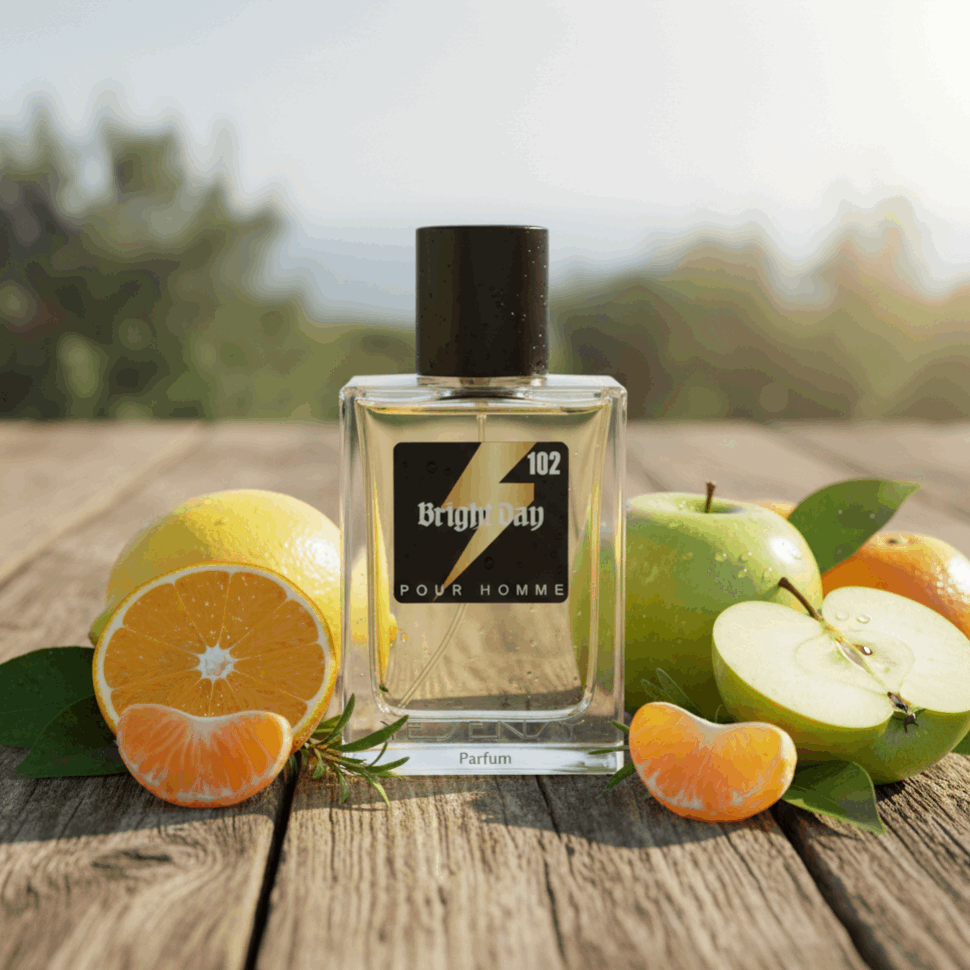 Eau De Parfum Bright Day Pour Homme 100ML - Fragancia Citrica Refrescante Para El Día