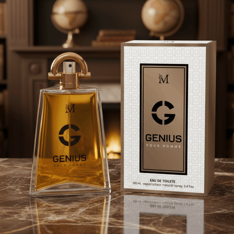 Eau De Toilette Genius Pour Homme 100ML - Elegancia Y Misterio Para La Noche
