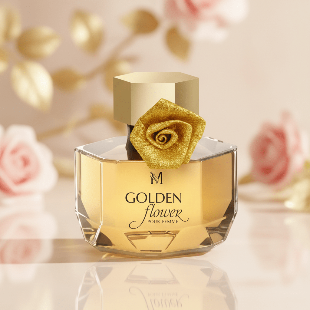 Eau De Parfum Golden Flower 100ML - Elegancia Para Eventos Y Citas