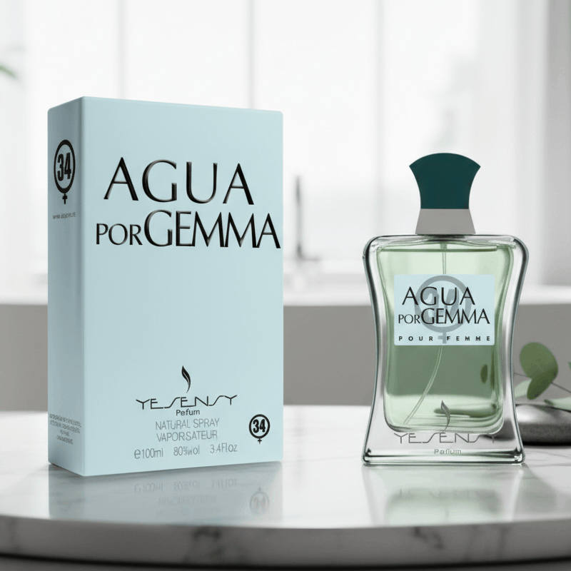 Eau De Toilette Agua Por Gemma Pour Femme 100ML - Frescura Para El Día