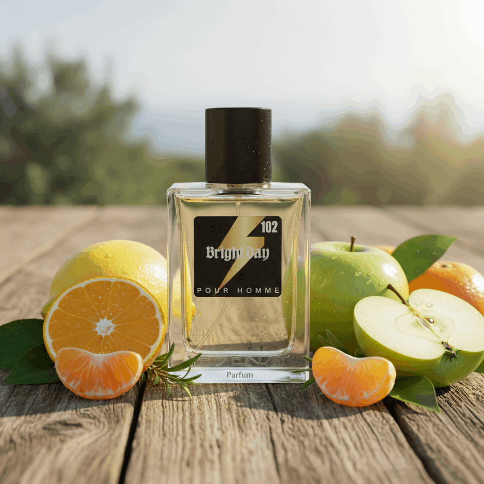 Eau De Parfum Bright Day Pour Homme 100ML - Fragancia Citrica Refrescante Para El Día
