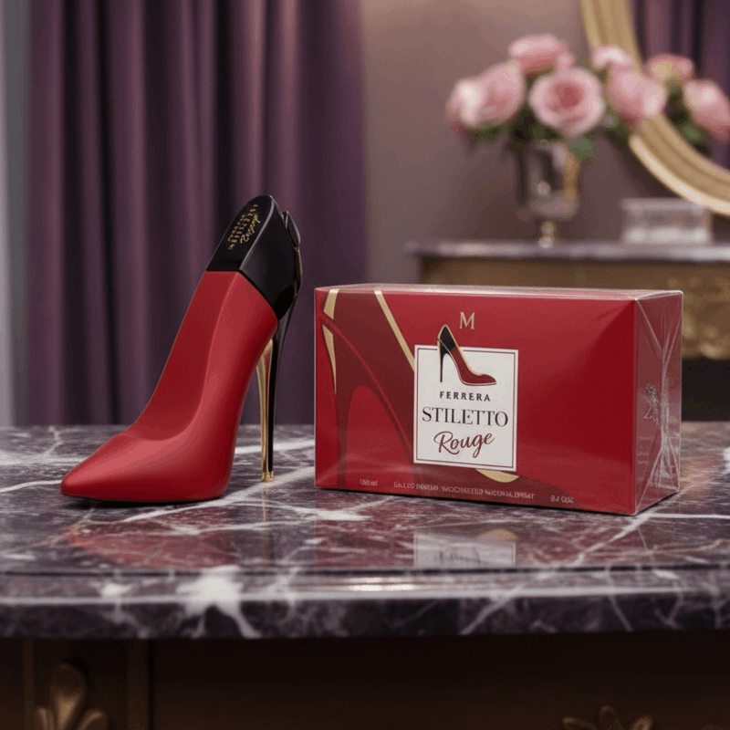 Eau De Parfum Stiletto Rouge Pour Femme 100ML - Perfume Elegante Para Noches Especiales