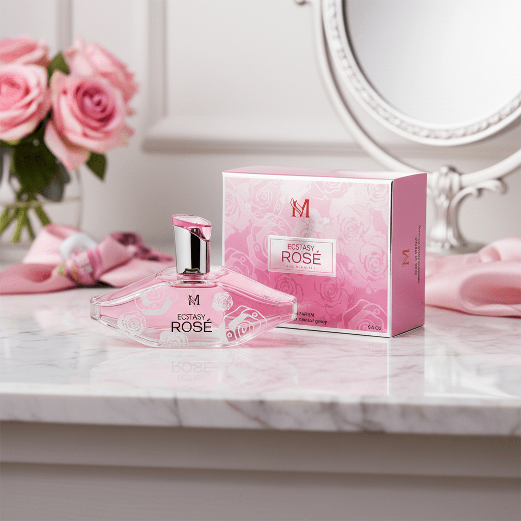 Eau De Parfum Ecstasy Rose Pour Femme 100ML - Perfume Floral Frutal Para Ocasiones Especiales