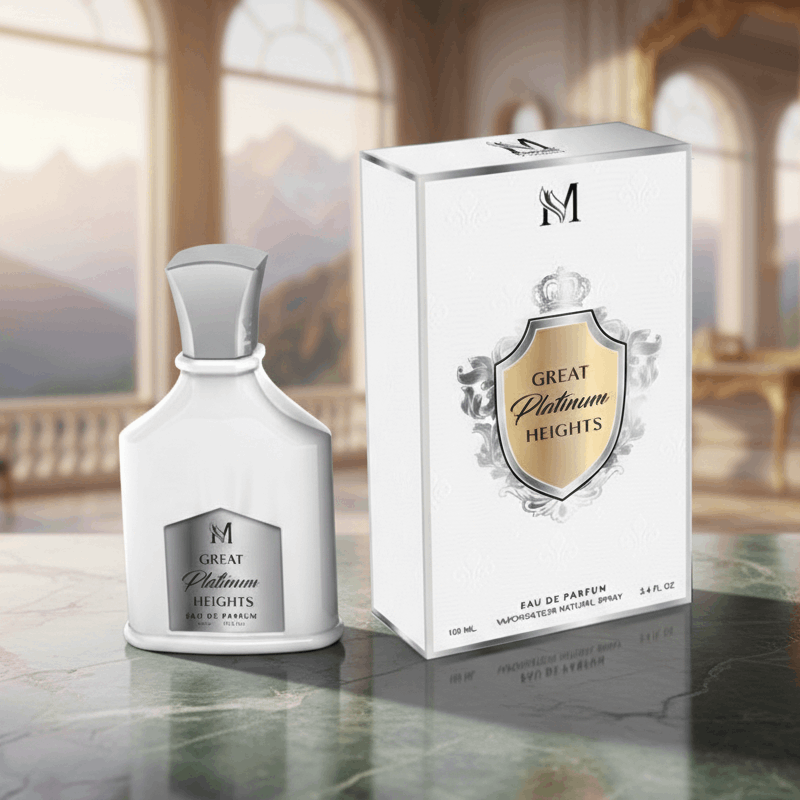 Eau De Toilette Great Platinum Heights Pour Homme 100ML - Aroma Fresco Para El Día A Día