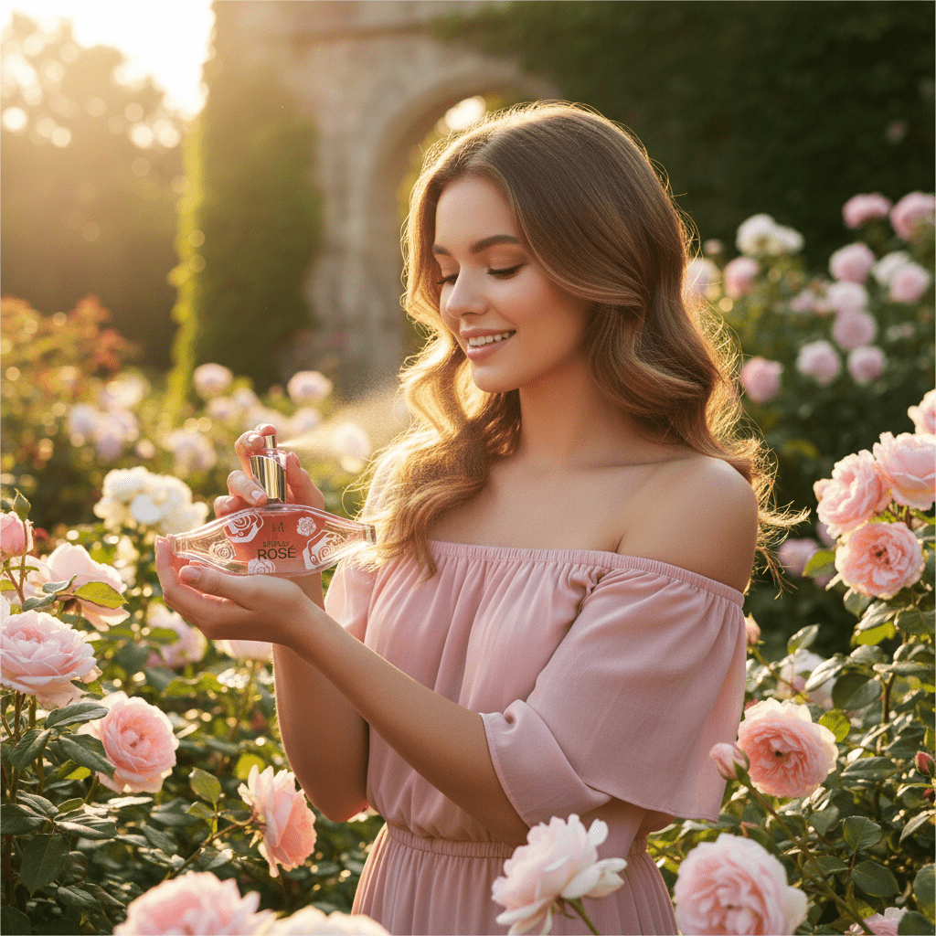 Eau De Parfum Ecstasy Rose Pour Femme 100ML - Perfume Floral Frutal Para Ocasiones Especiales