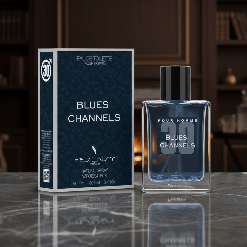 Eau De Toilette Blues Channels Pour Homme 100ML - Perfume Para Noches Elegantes